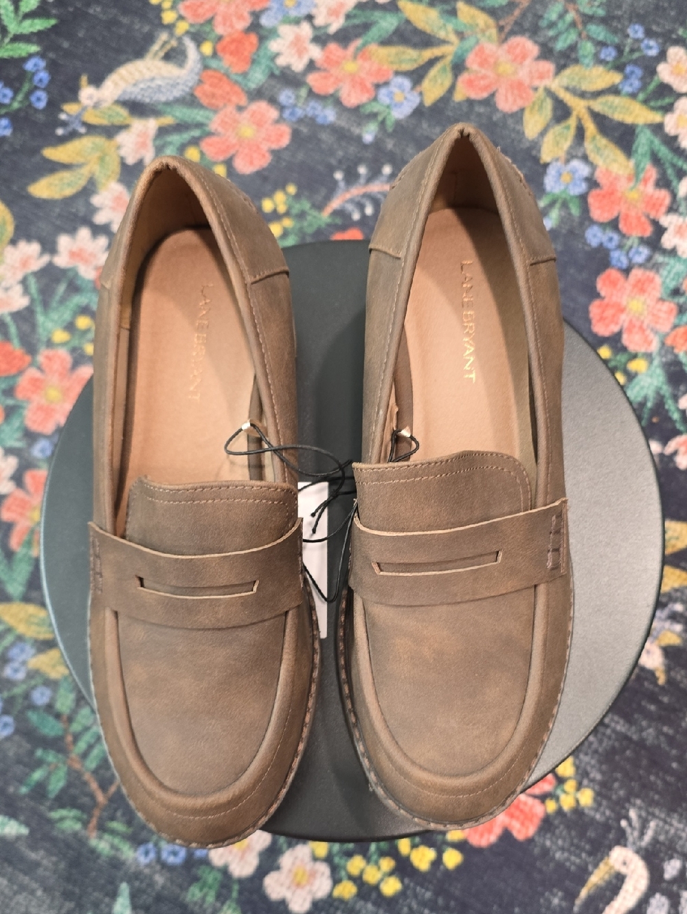 Lane Bryant Brown Suede  Loafers